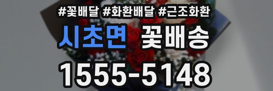 시초면 꽃배송