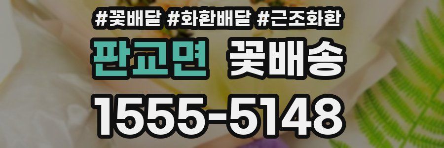 판교면 꽃배송