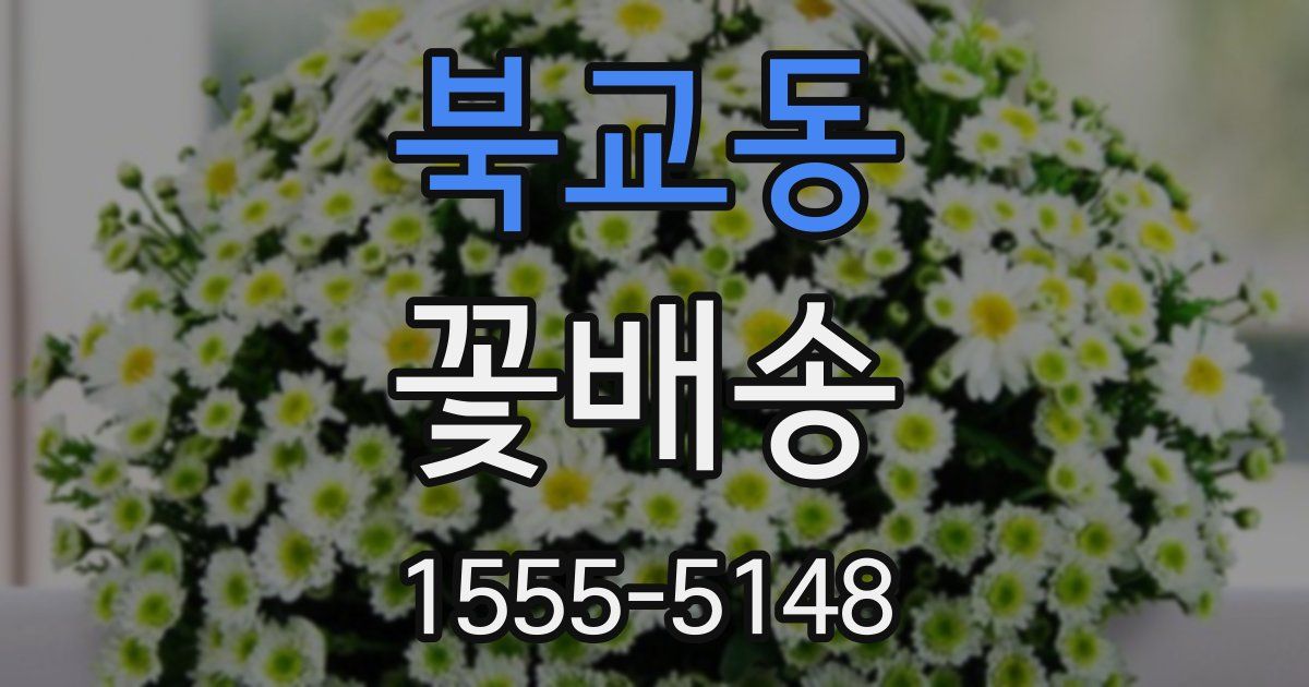 북교동 꽃배송