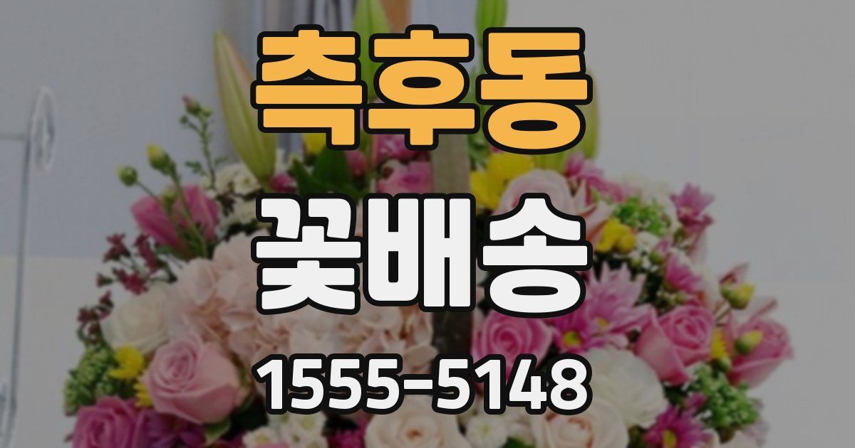 측후동 꽃배송