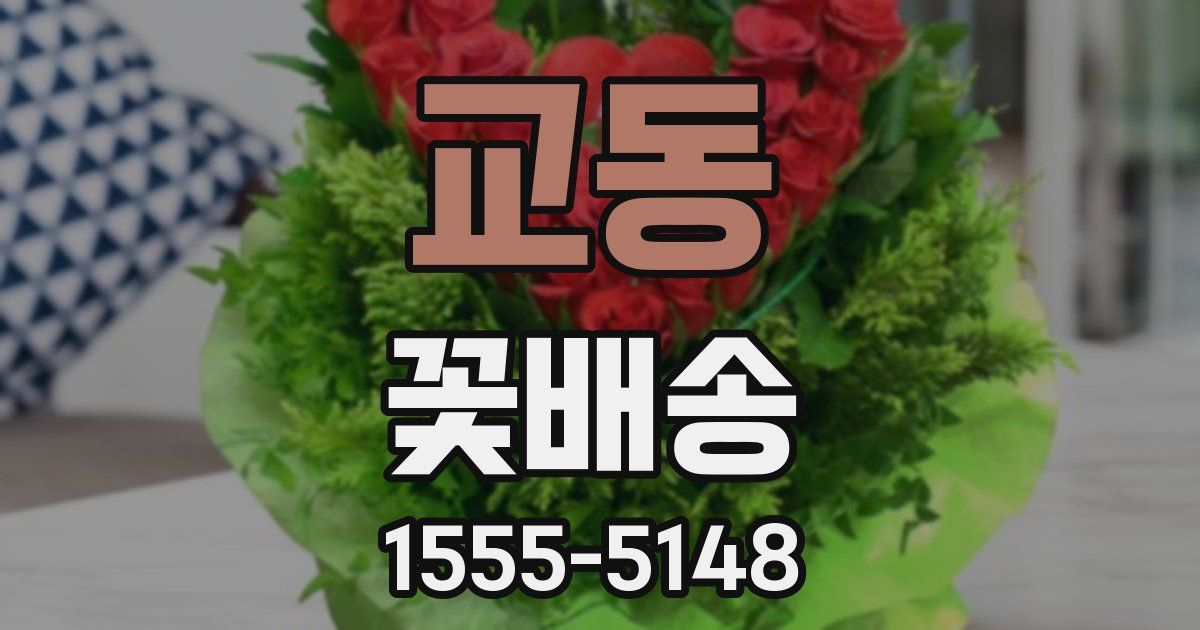 교동 꽃배송