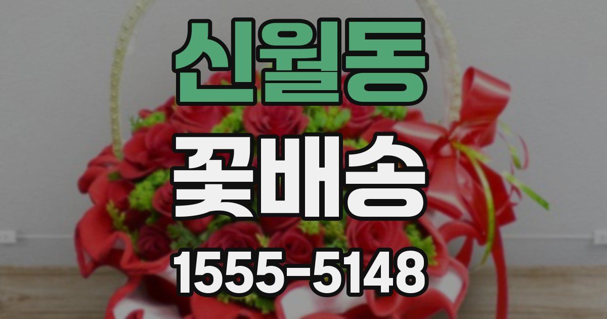 신월동 꽃배송
