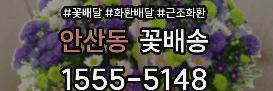 안산동 꽃배송