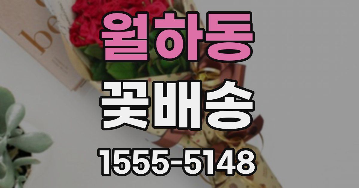 월하동 꽃배송