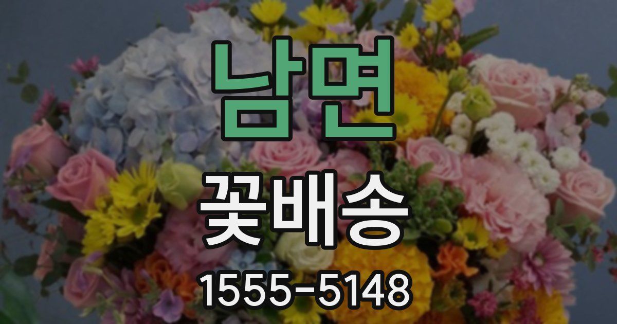 남면 꽃배송