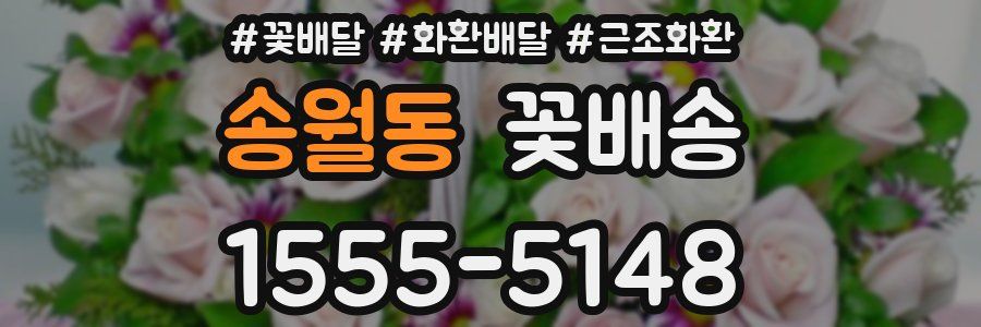 송월동 꽃배송