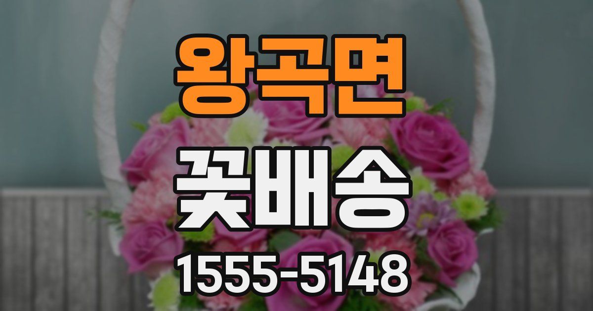 왕곡면 꽃배송