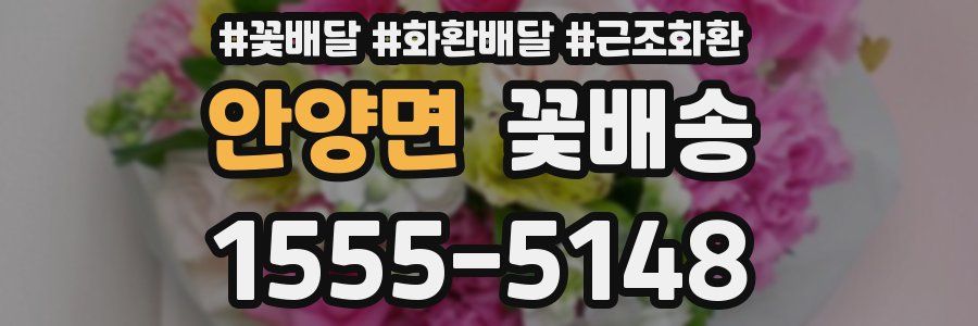 안양면 꽃배송
