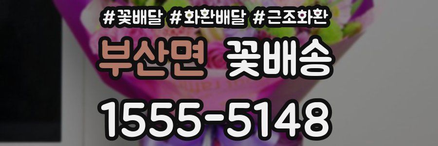 부산면 꽃배송