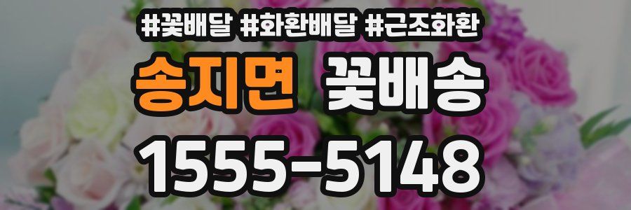 송지면 꽃배송
