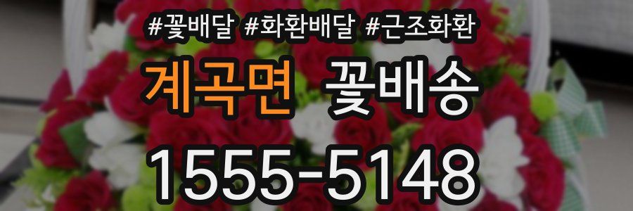 계곡면 꽃배송
