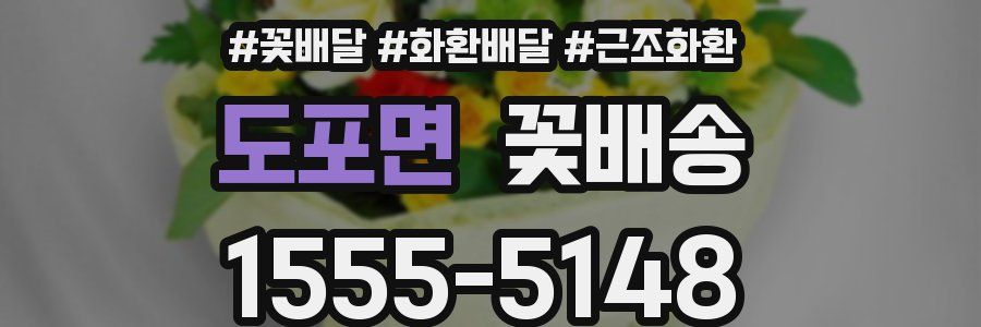 도포면 꽃배송