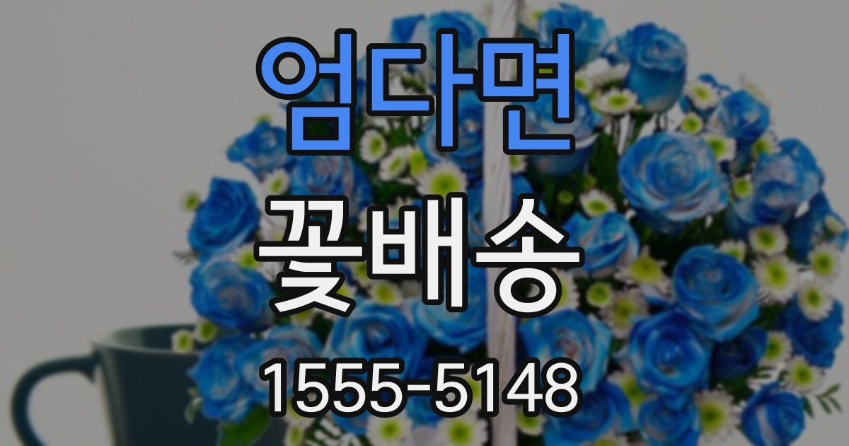 엄다면 꽃배송