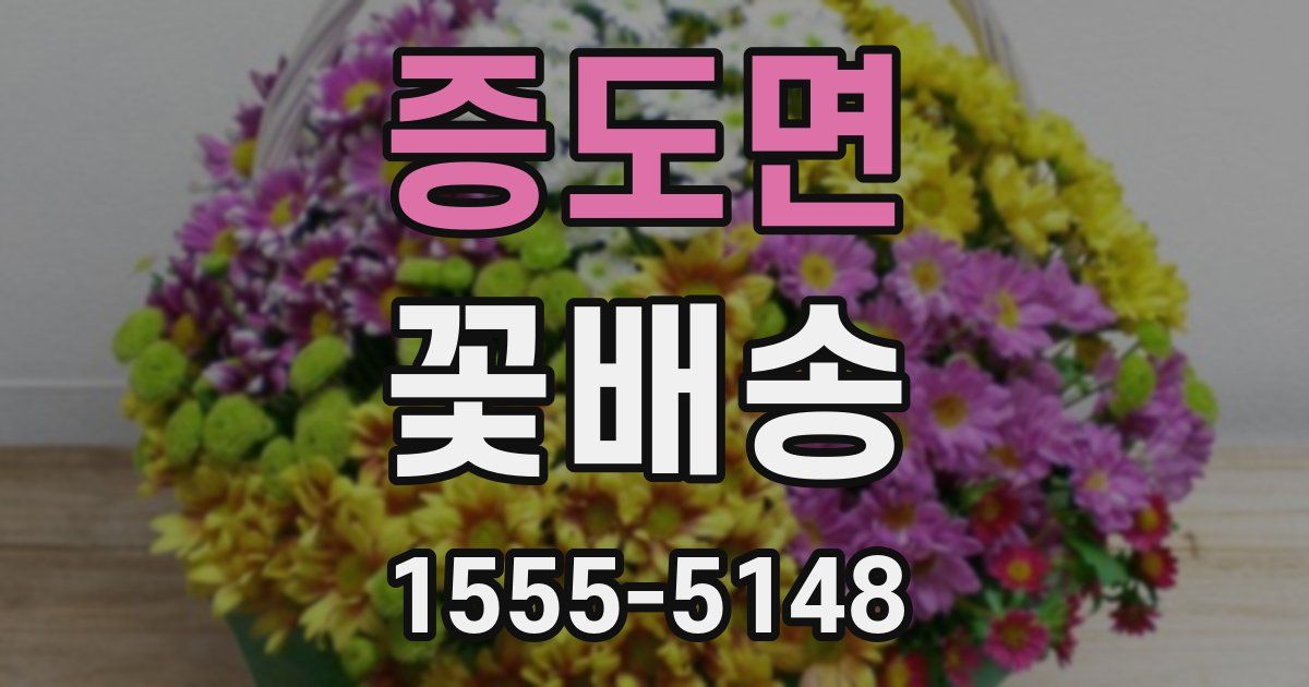 증도면 꽃배송