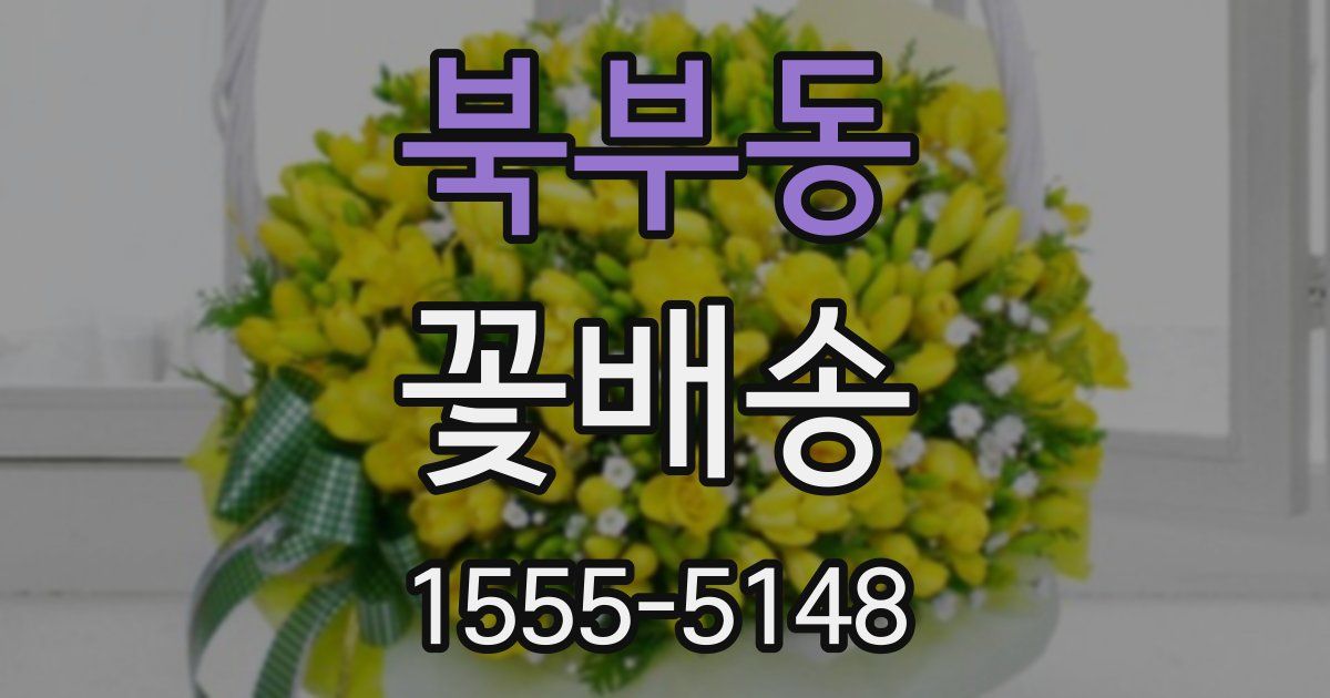 북부동 꽃배송