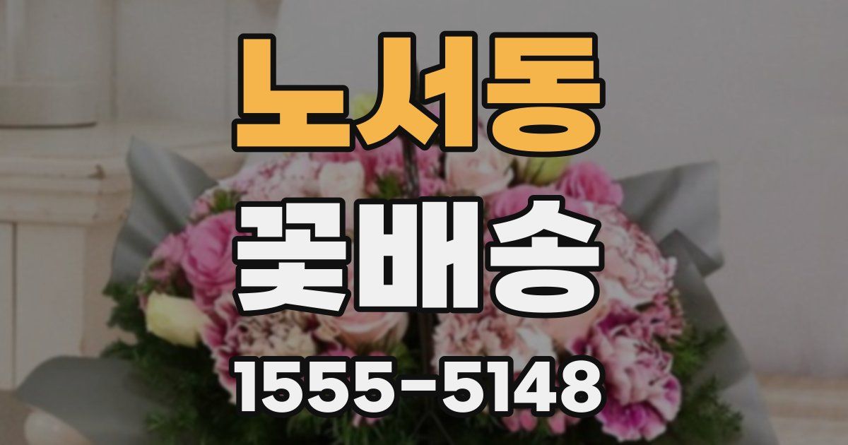노서동 꽃배송