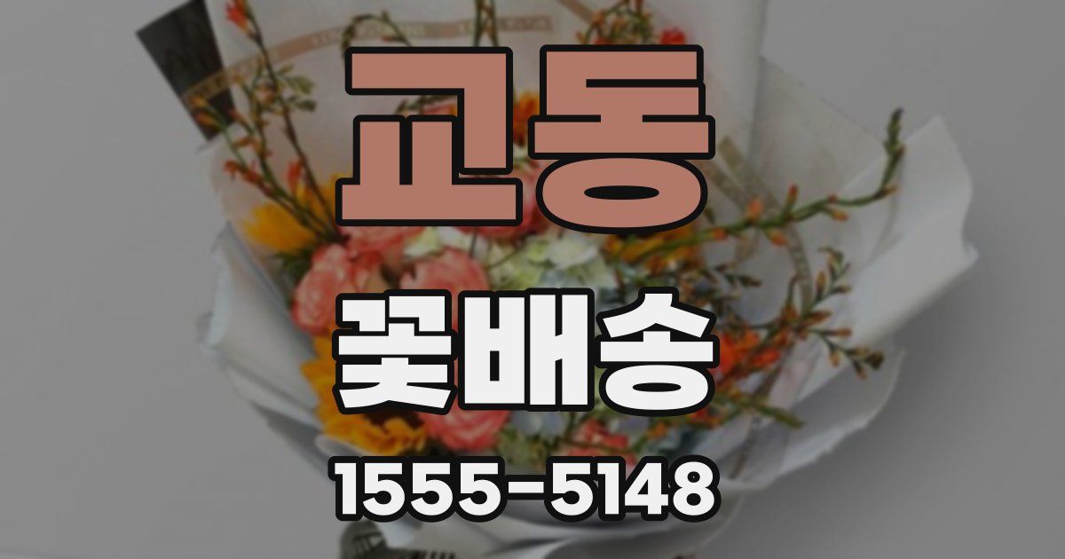 교동 꽃배송