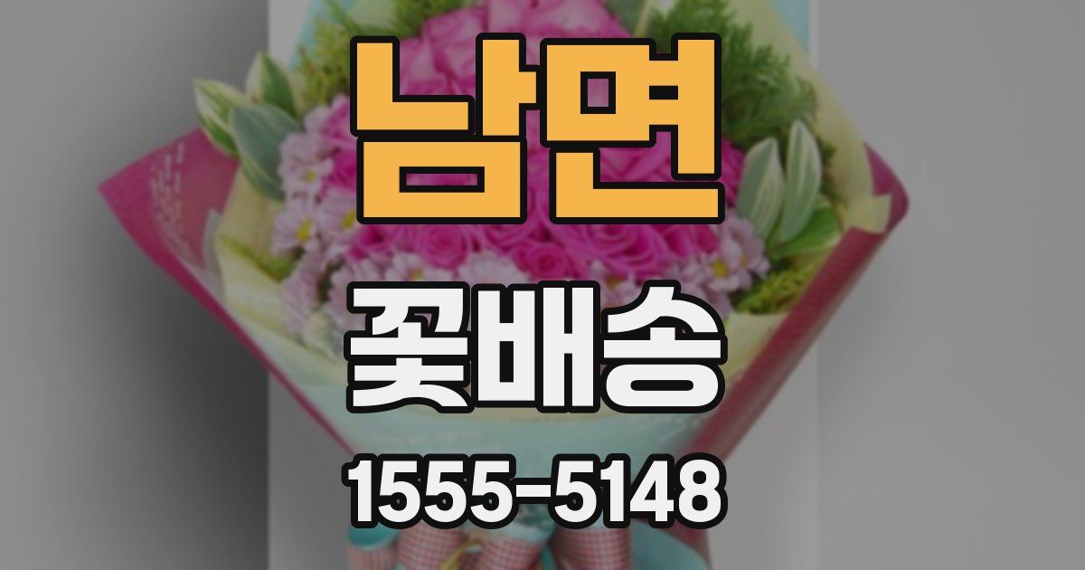 남면 꽃배송