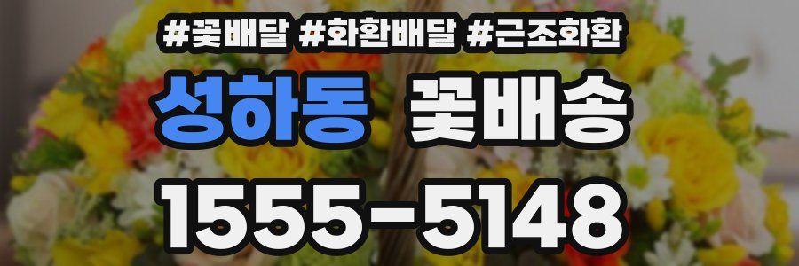 성하동 꽃배송