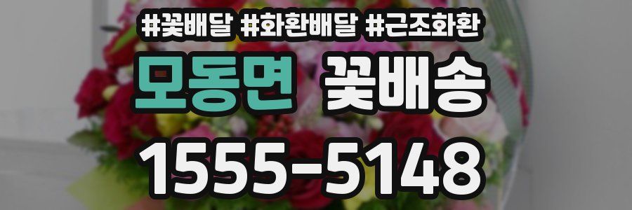 모동면 꽃배송