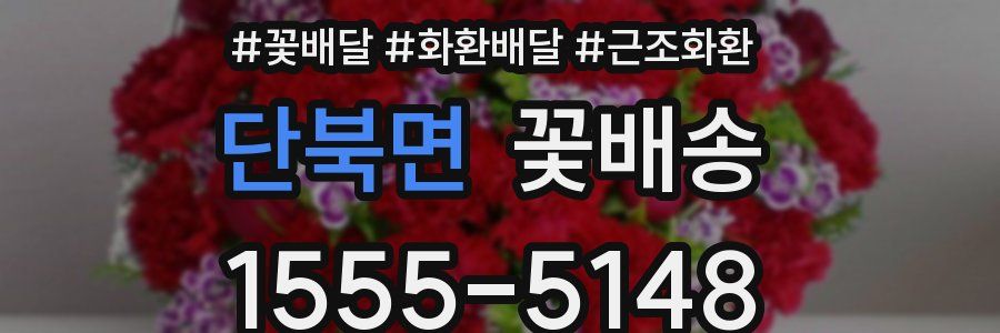 단북면 꽃배송
