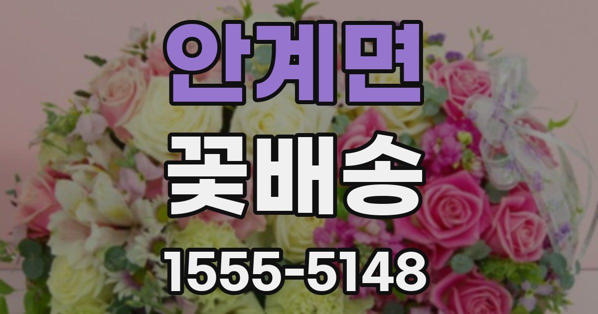 안계면 꽃배송