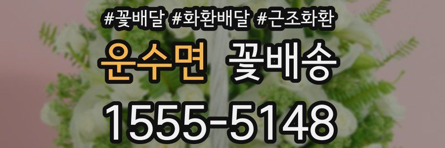 운수면 꽃배송