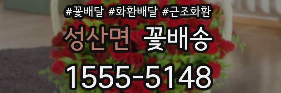 성산면 꽃배송