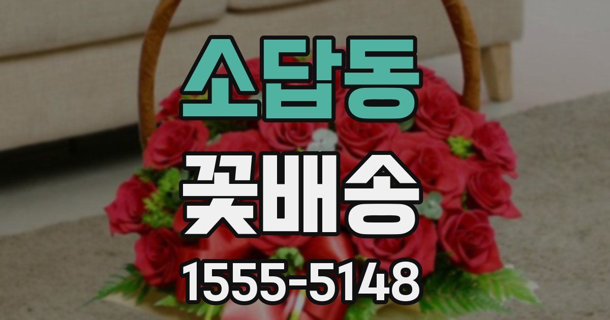 소답동 꽃배송