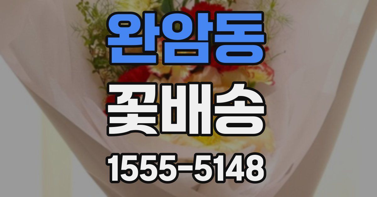 완암동 꽃배송