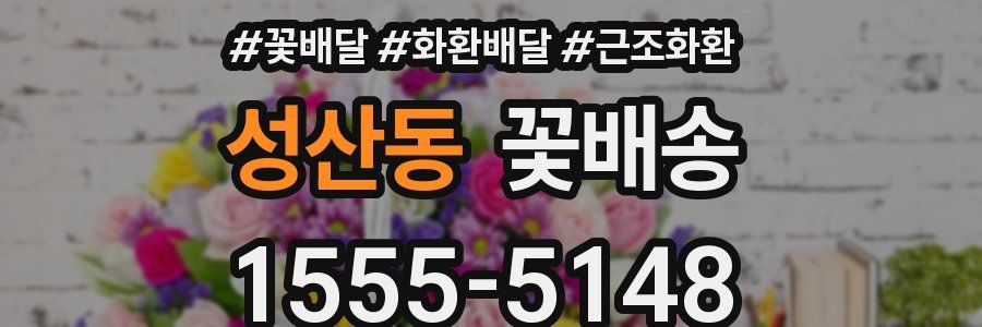 성산동 꽃배송