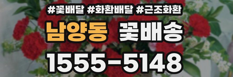 남양동 꽃배송