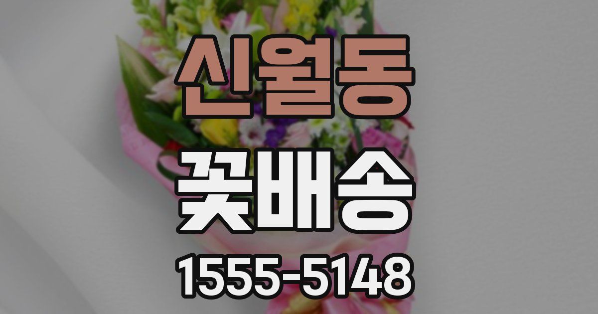 신월동 꽃배송
