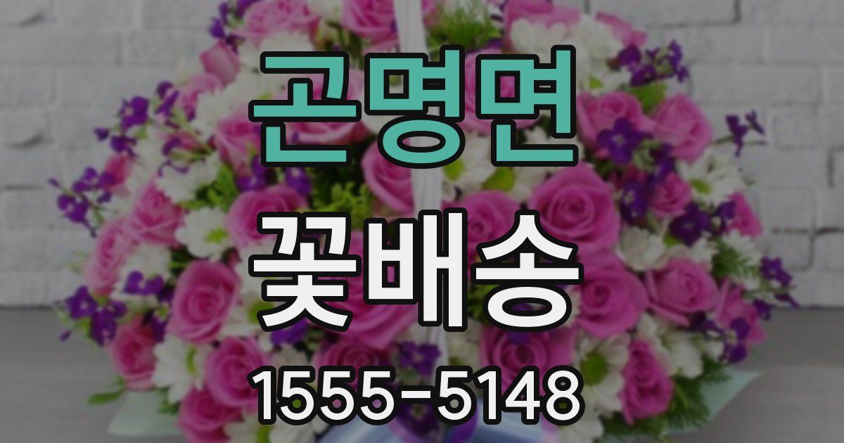 곤명면 꽃배송