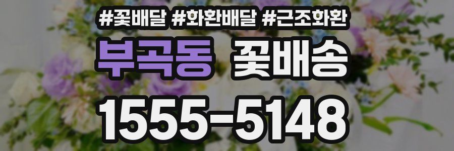 부곡동 꽃배송