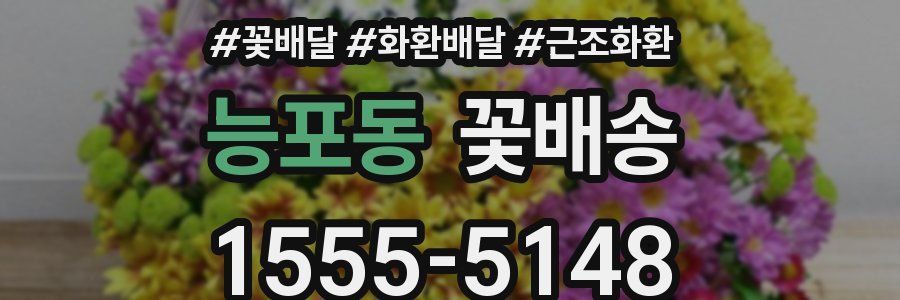 능포동 꽃배송