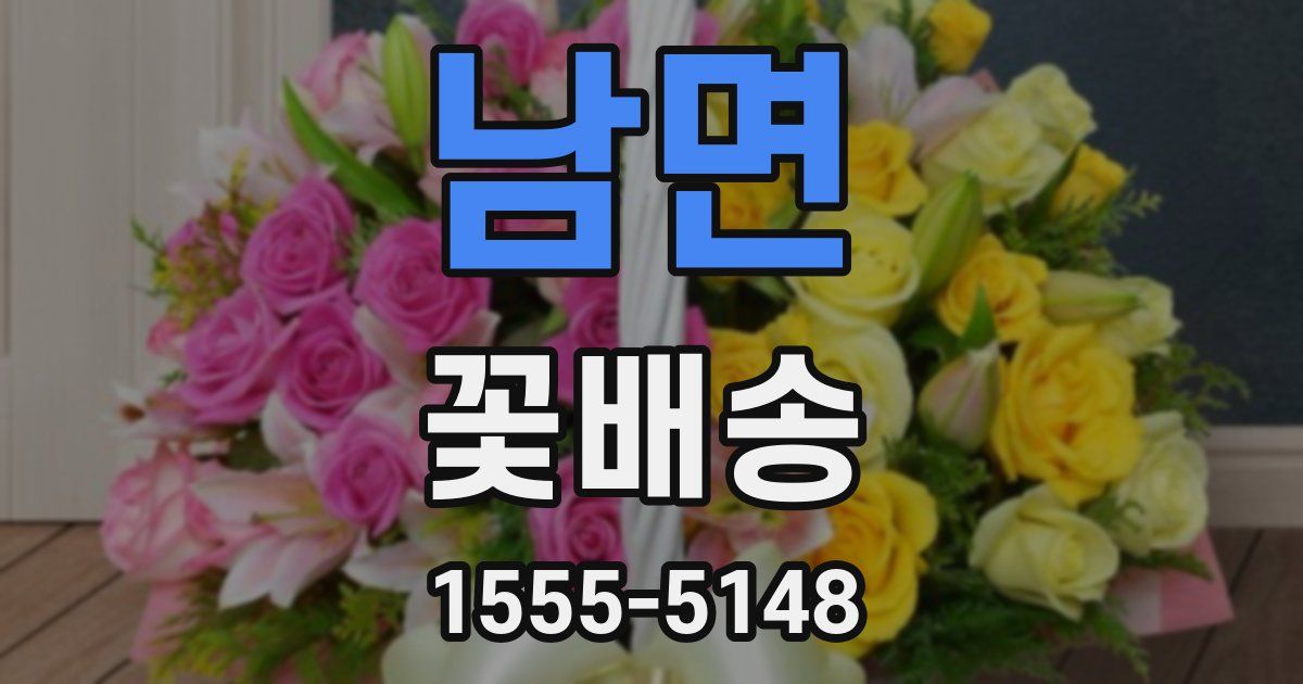 남면 꽃배송