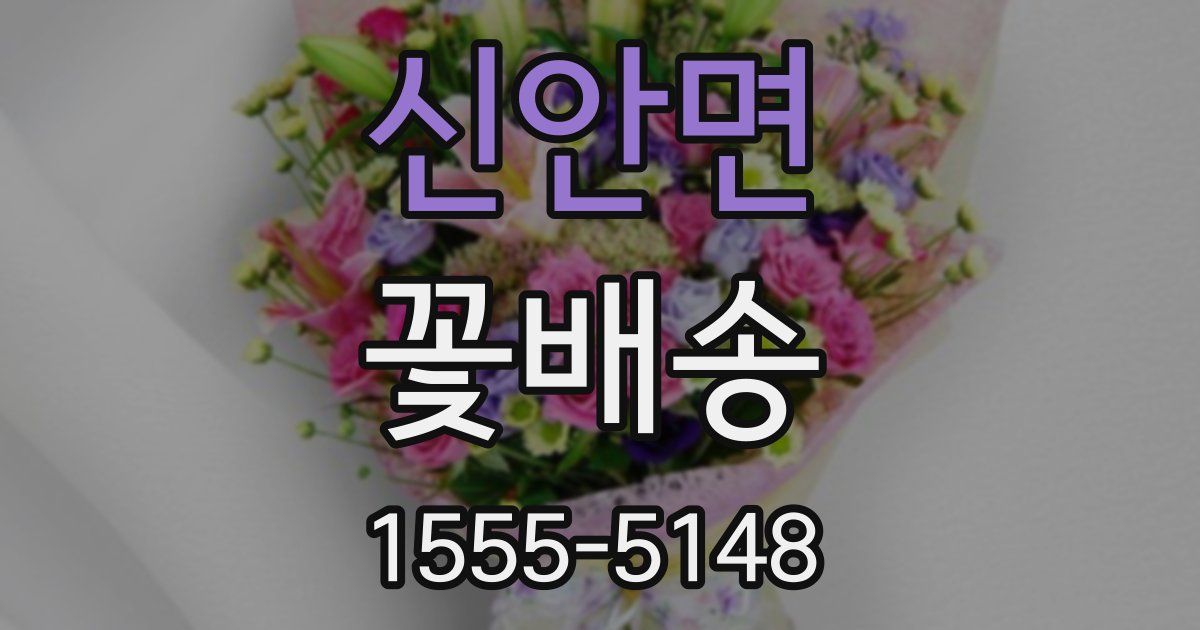신안면 꽃배송