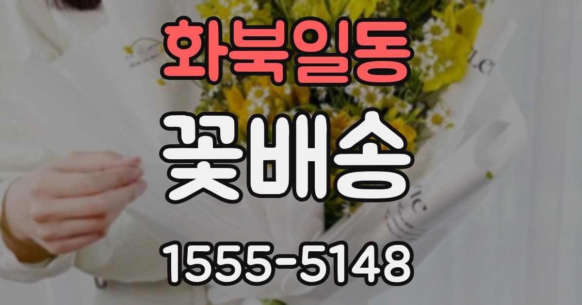 화북일동 꽃배송