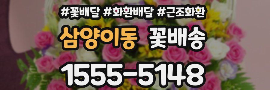 삼양이동 꽃배송