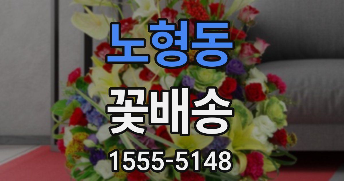 노형동 꽃배송