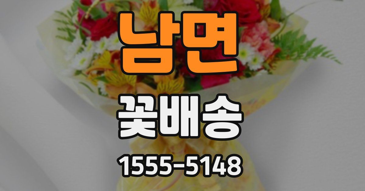 남면 꽃배송