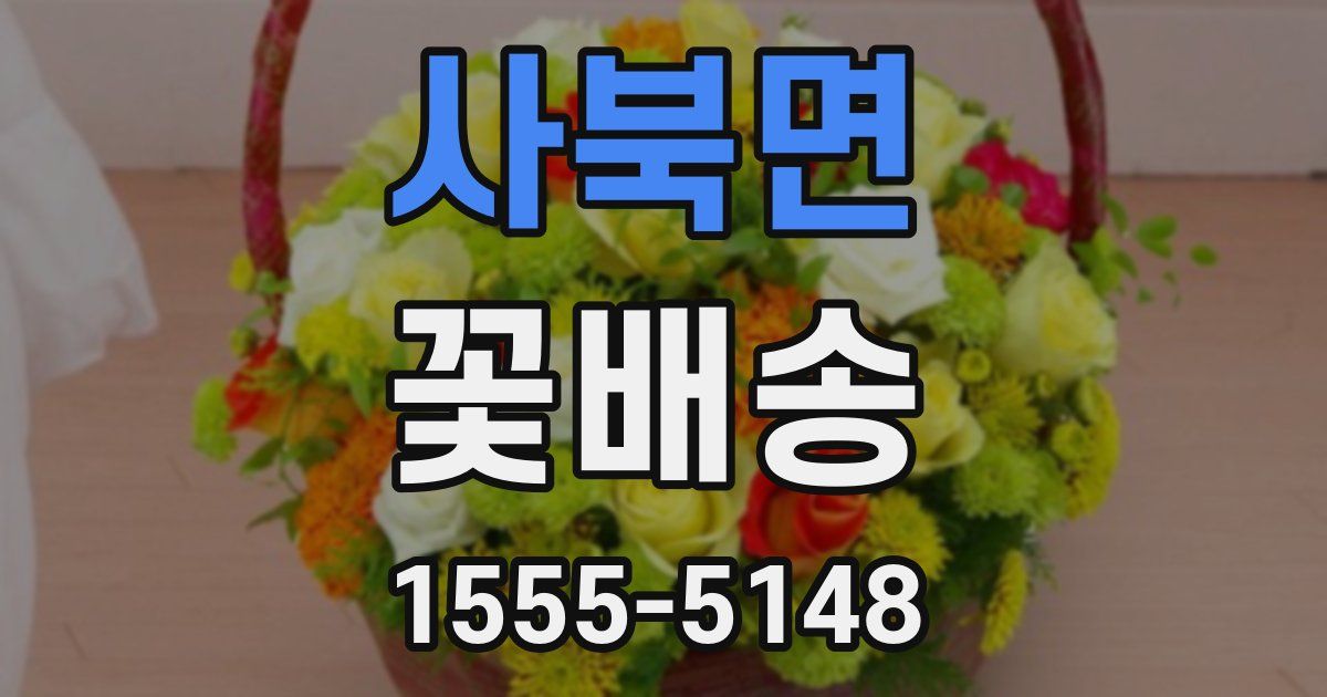 사북면 꽃배송