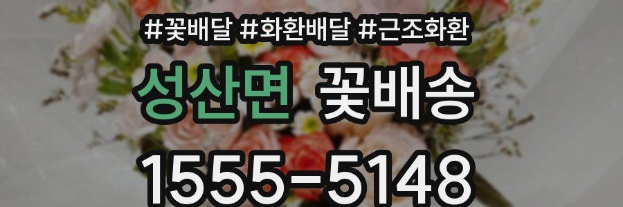 성산면 꽃배송