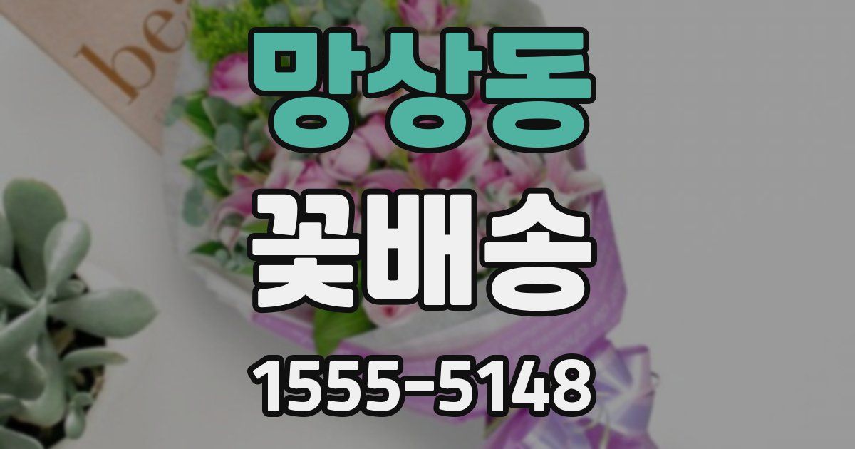 망상동 꽃배송