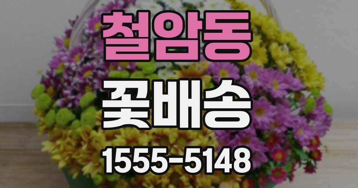 철암동 꽃배송