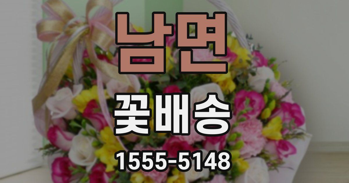 남면 꽃배송