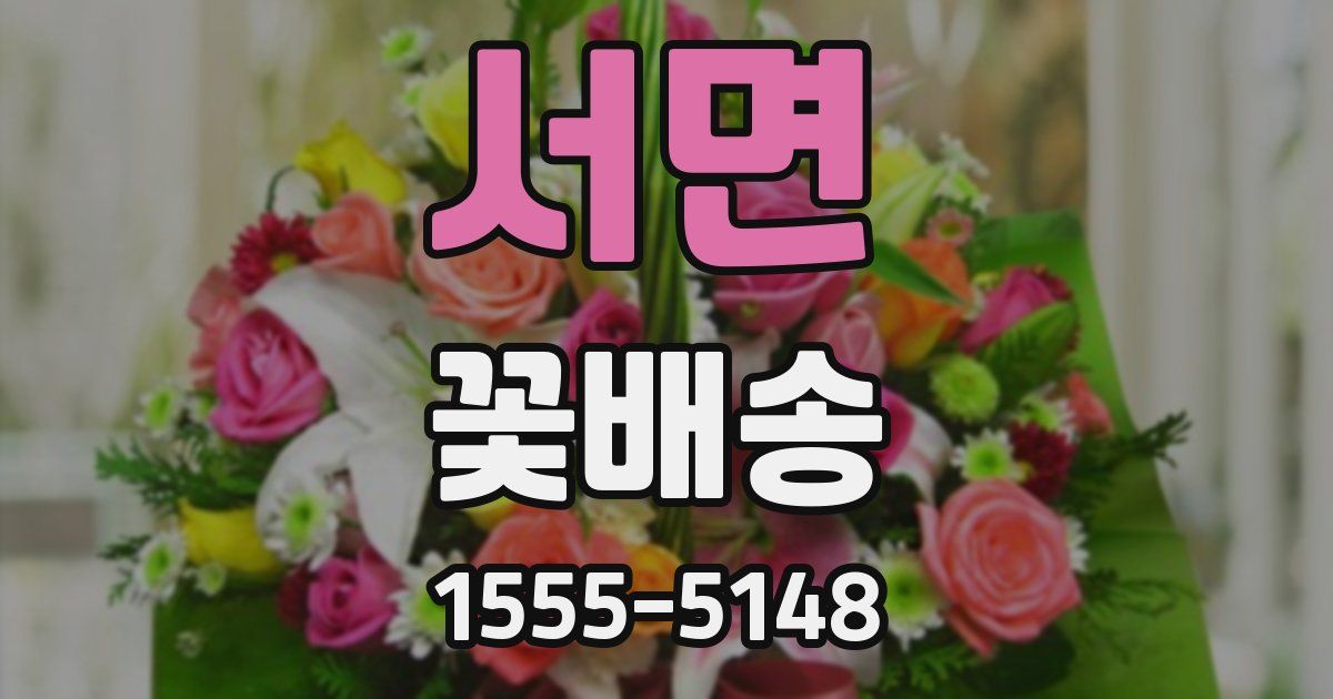 서면 꽃배송