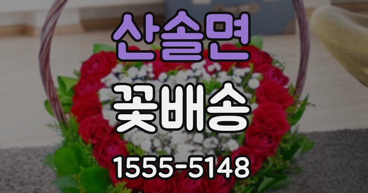산솔면 꽃배송