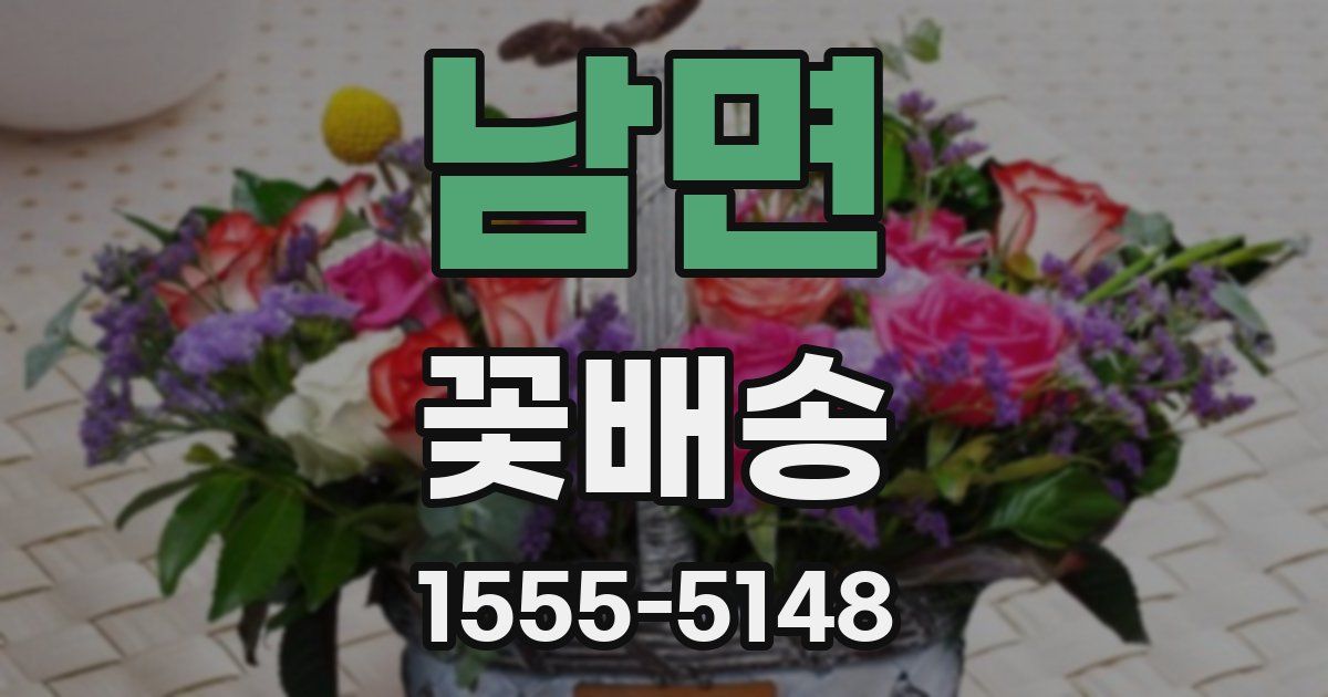 남면 꽃배송